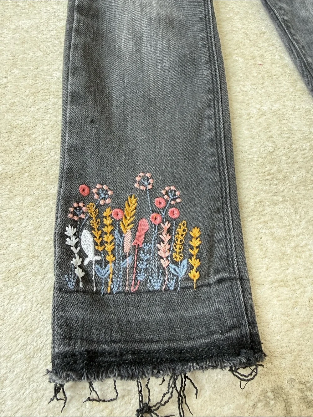 Old Navy Embroidered Jeans